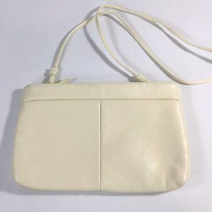Vintage Cream Leather Purse